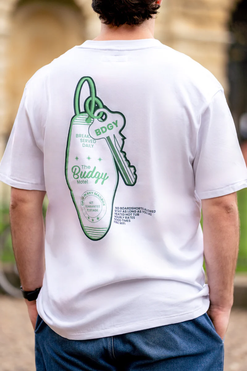 White Tee with Motel Key - Image 3